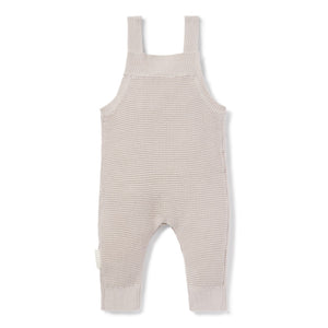 AW23 Knit Pocket Overalls - Oat (ONLY SIZE 0 LEFT)