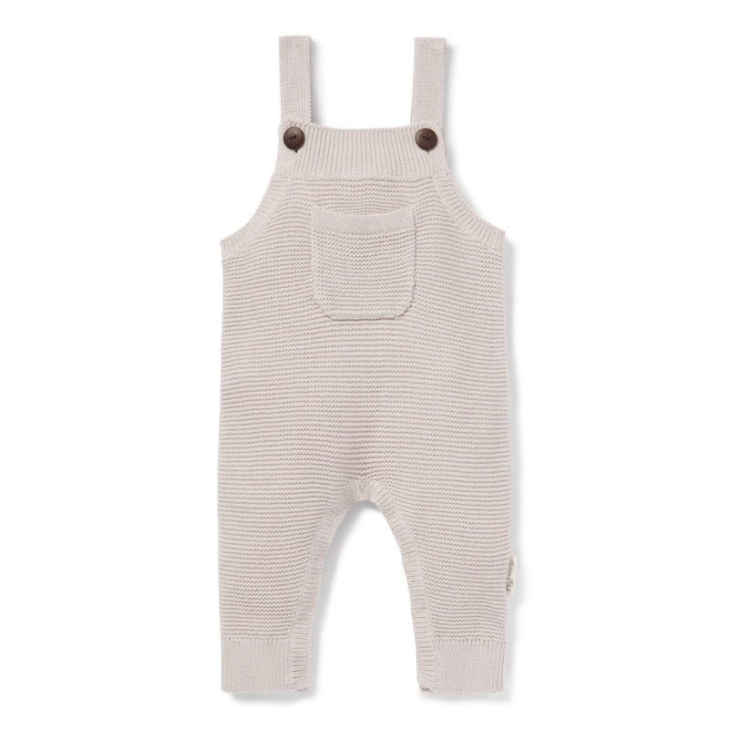 AW23 Knit Pocket Overalls - Oat (ONLY SIZE 0 LEFT)