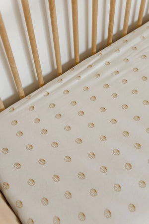 Organic Nursery Linen - Seashell