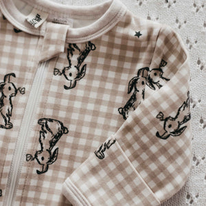 EASTER 2026 - Zipsuit - Gingham Bunny **PREORDER**