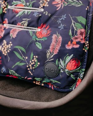 OiOi Reversible Pram Liner - Botanical