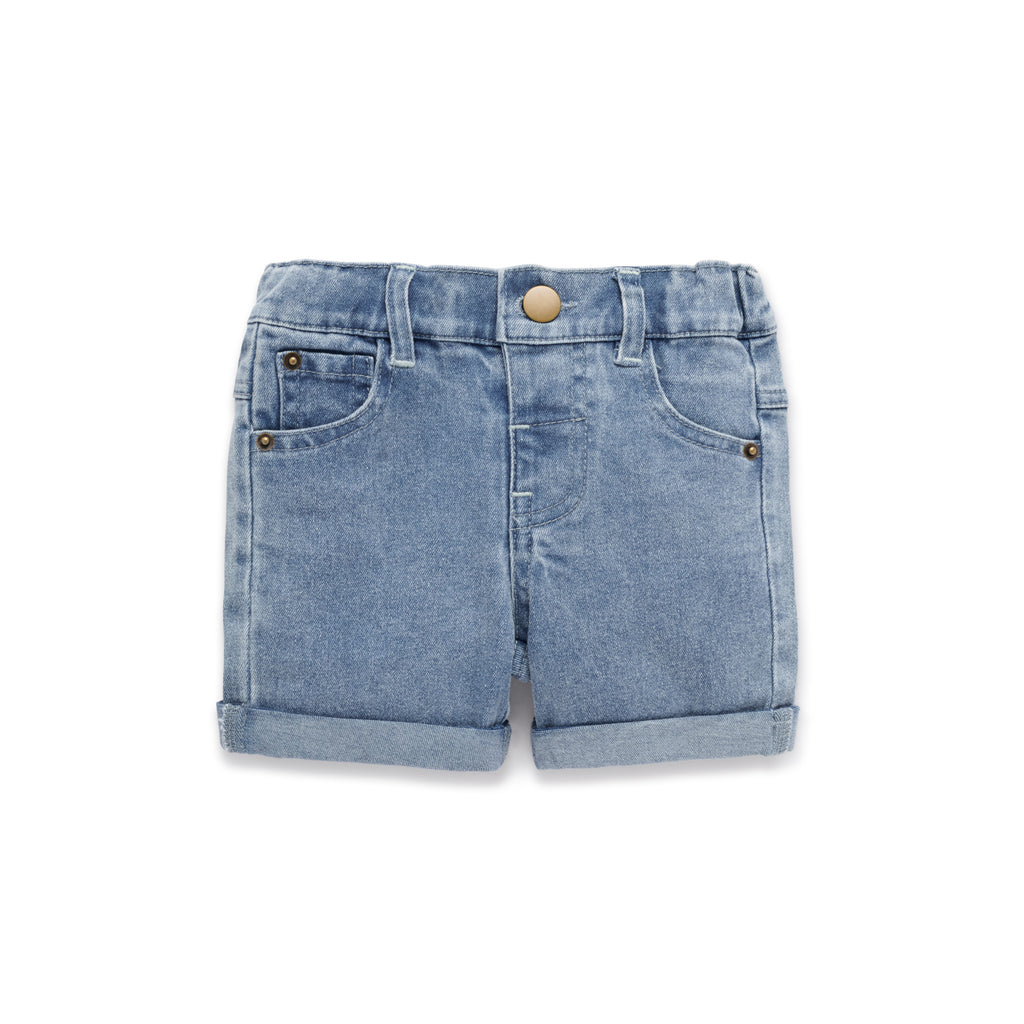 SS25 - Mid Wash Denim Shorts