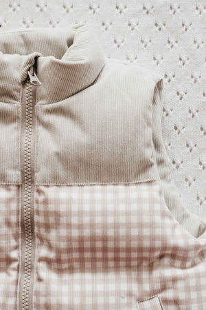 EASTER 2026 - Puffer Vest - Gingham **PREORDER**