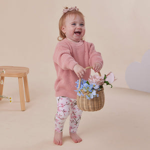 Oversized Cotton Knit Jumper - Rosa
