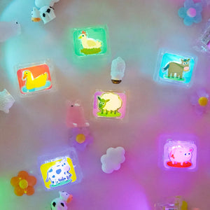 Glo Pals Cube - FARM Animals Light-Up Set 6pk