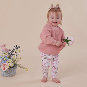 Oversized Cotton Knit Jumper - Rosa
