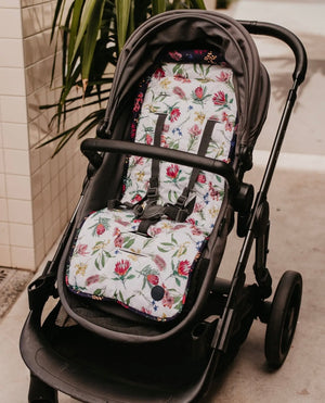 OiOi Reversible Pram Liner - Botanical