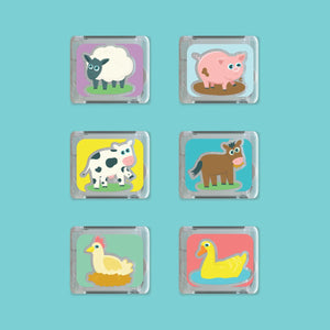 Glo Pals Cube - FARM Animals Light-Up Set 6pk
