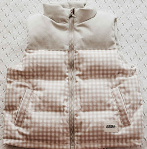 EASTER 2026 - Puffer Vest - Gingham **PREORDER**