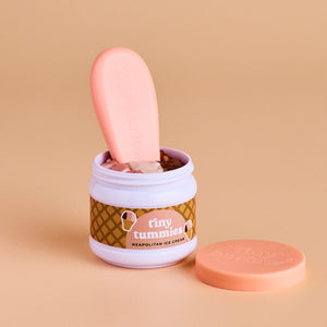 Tiny Tummies - Food Jar & Spoon Set - Neapolitan Icecream