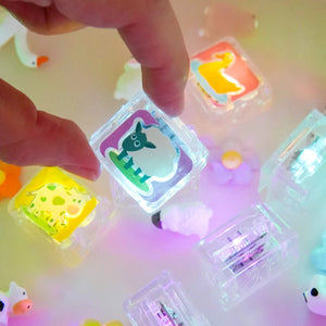 Glo Pals Cube - FARM Animals Light-Up Set 6pk