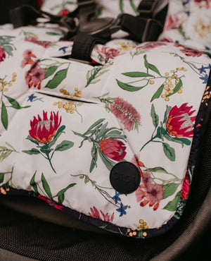 OiOi Reversible Pram Liner - Botanical