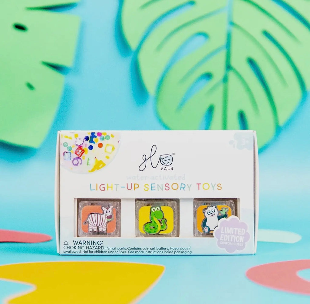 Glo Pals Cube - Zoo Animals Light-Up Set 6pk