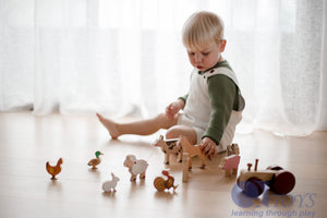 Farm Animals & Tractor Set