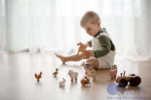 Farm Animals & Tractor Set