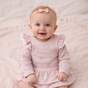 AW26 - Dress Onesie - Lilly Bow