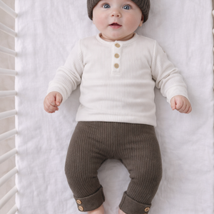 AW26 - Knit Rib Legging - Espresso