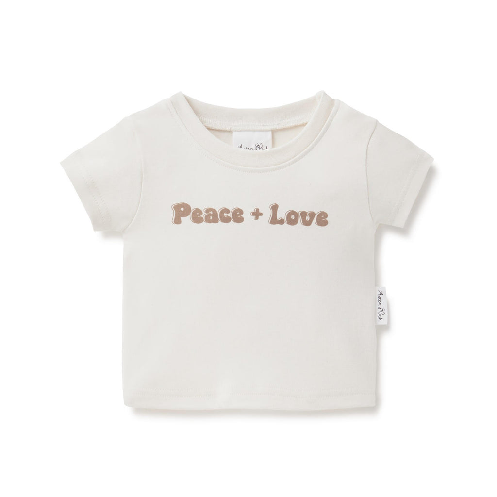 SS23 Print Tee - Peace + Love