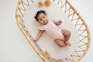 SS24 - Pointelle Onesie - Rose Petal