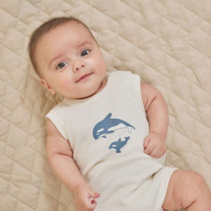 SS24 - Singlet Onesie - Orca Print