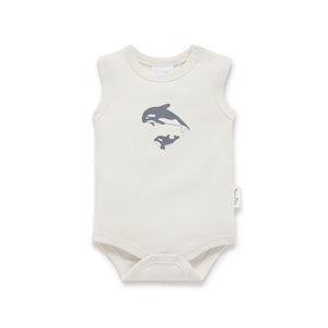 SS24 - Singlet Onesie - Orca Print