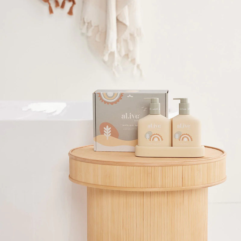 al.ive Baby Duo - Hair/Body Wash & Lotion - Gentle Pear