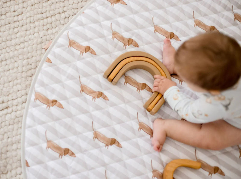 Waterproof Padded Playmat - Dachshund Days