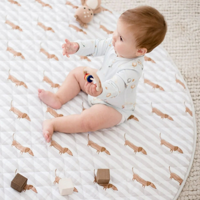 Waterproof Padded Playmat - Dachshund Days