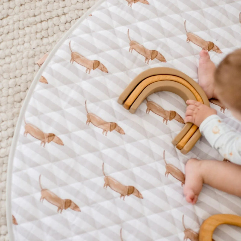 Waterproof Padded Playmat - Dachshund Days