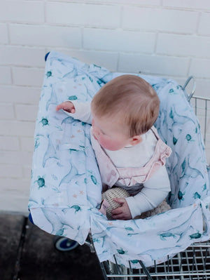 Universal Padded Trolley Liner - Turtle Bay