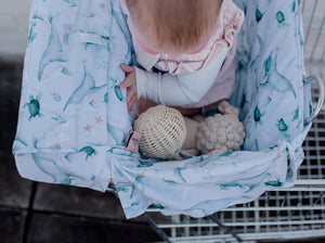 Universal Padded Trolley Liner - Turtle Bay