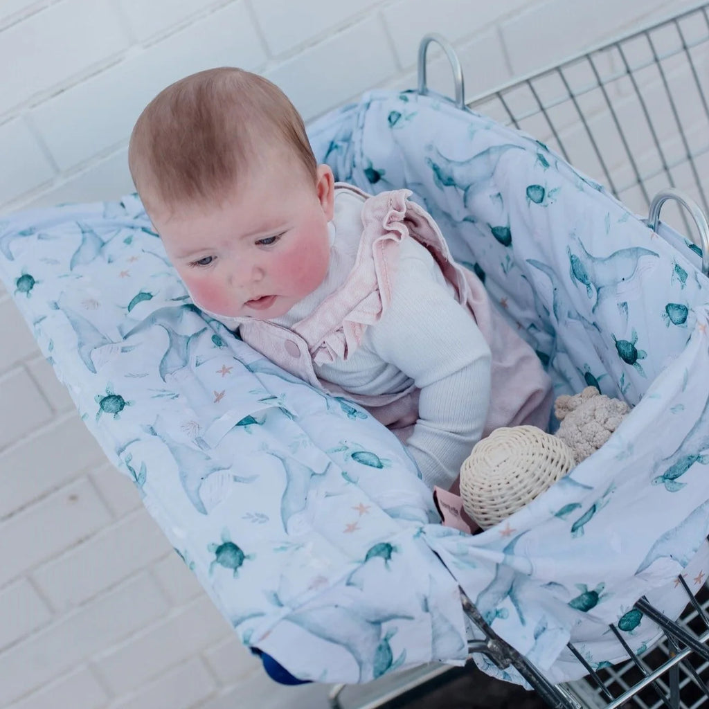 Universal Padded Trolley Liner - Turtle Bay