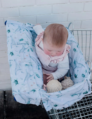 Universal Padded Trolley Liner - Turtle Bay