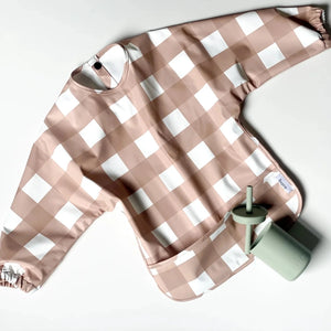 Smock Bib - Gingham (Large Print)