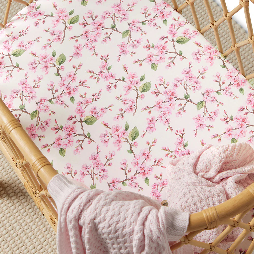 Jersey Nursery Linen - Cherry Blossom