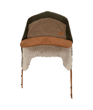 Beanie - Boys Trapper - Granville Olive (2+ years)