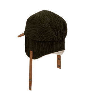 Beanie - Boys Trapper - Granville Olive (2+ years)