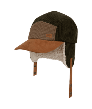 Beanie - Boys Trapper - Granville Olive (2+ years)