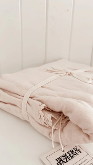 Lace Blanket - Oatmeal