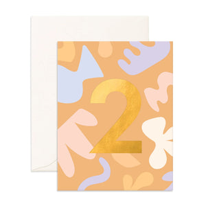 Greeting Card - No. 2 Birthday