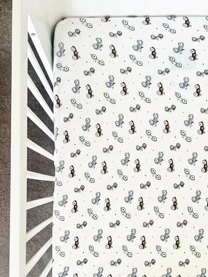 Organic Nursery Linen - Cars