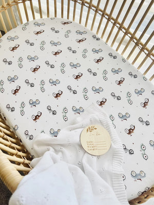 Organic Nursery Linen - Cars
