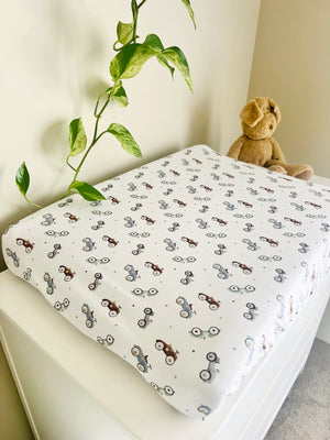 Organic Nursery Linen - Cars