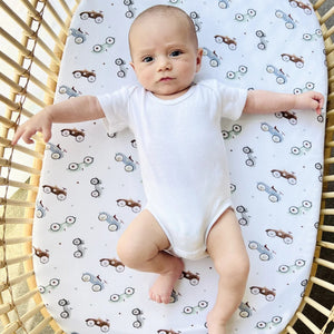 Organic Nursery Linen - Cars