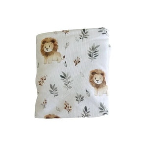 Organic Nursery Linen - Leo Lion