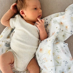 Bamboo Muslin Wrap - Meadow