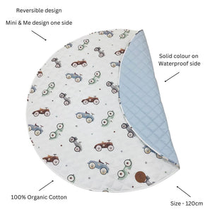 Padded Water-Resistant Playmat - Cars