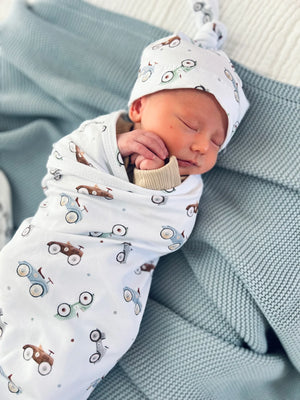 Organic Baby Wrap Set - Cars
