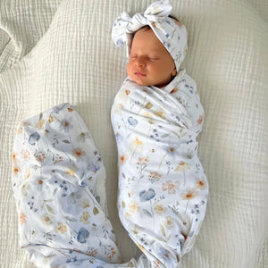 Organic Baby Wrap Set - Meadow