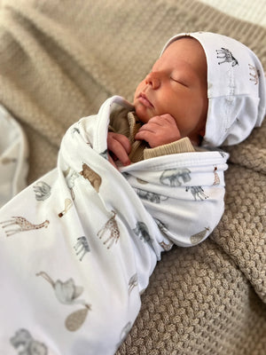 Organic Baby Wrap Set - Savanna Babe